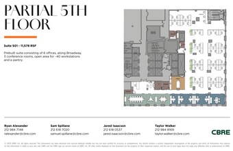 1501 Broadway, New York, NY for lease Floor Plan- Image 1 of 5