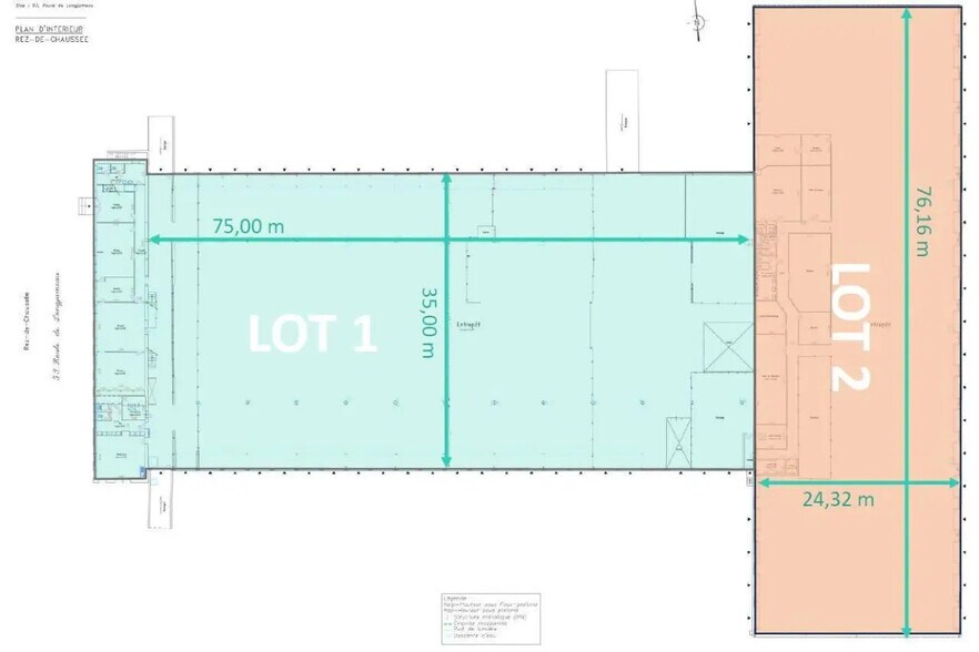 Flex in Chilly-Mazarin for lease - Floor Plan - Image 3 of 6