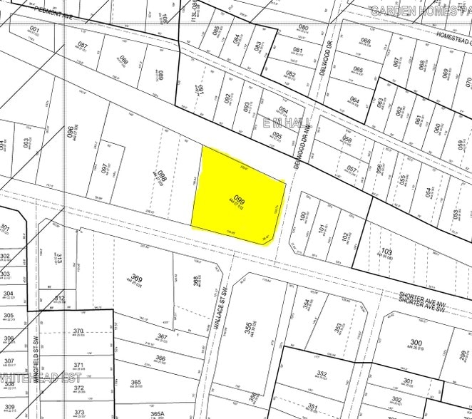 1600 Shorter Ave NW, Rome, GA for lease - Plat Map - Image 2 of 10