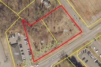 2100 Lakeside Dr, Lynchburg, VA - aerial  map view