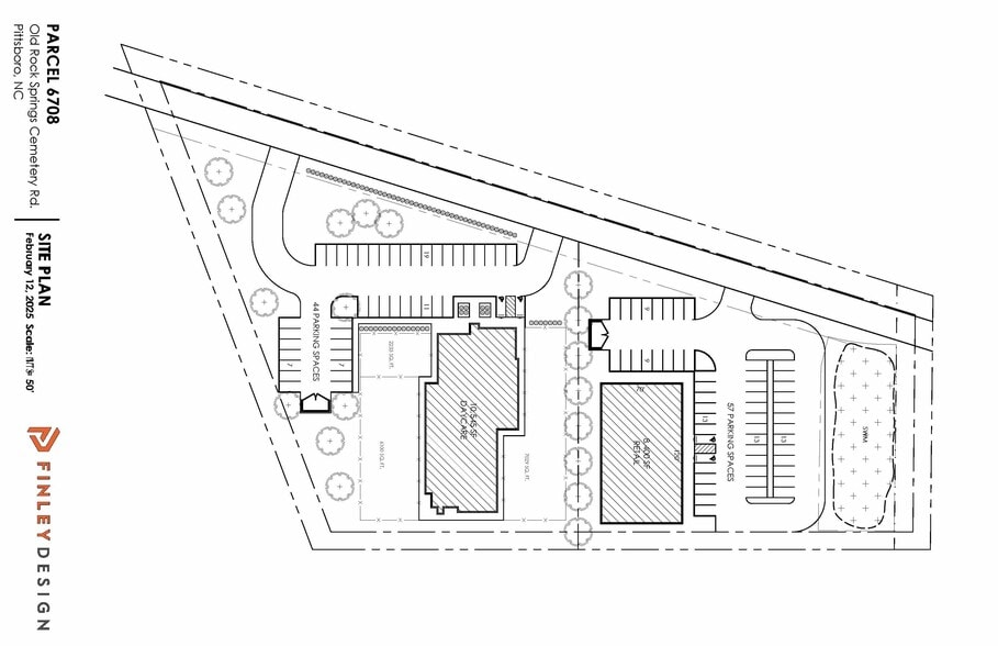 231 Old Rocks Spring Cemetery Rd, Pittsboro, NC for lease - Site Plan - Image 2 of 4