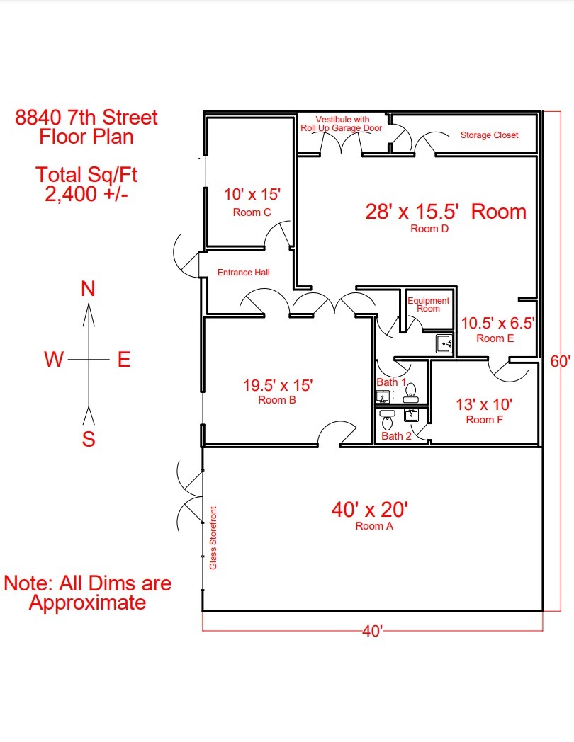 8840 7th St, Frisco, TX for lease Floor Plan- Image 1 of 1