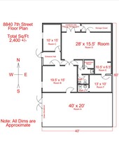 8840 7th St, Frisco, TX for lease Floor Plan- Image 1 of 1