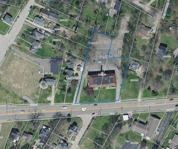 201 E 2nd St, Franklin, OH for sale - Plat Map - Image 1 of 1