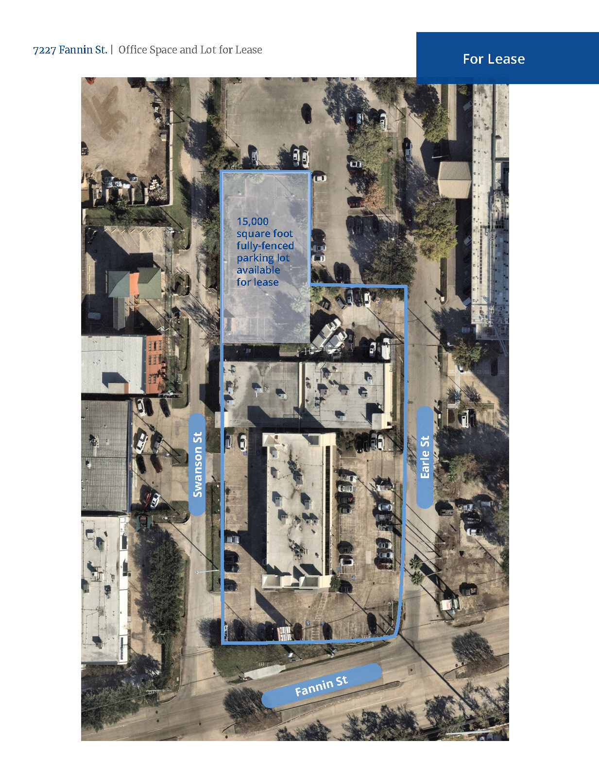 7227 Fannin St, Houston, TX for lease Site Plan- Image 1 of 1