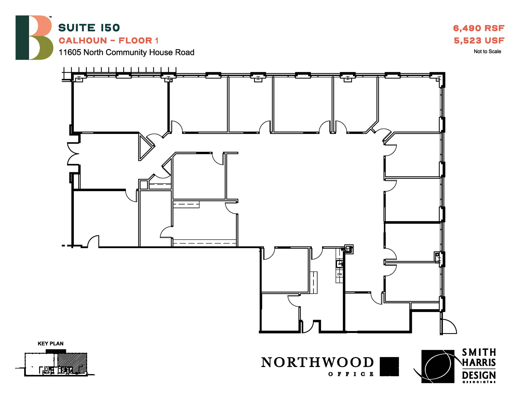 11605 N Community House Rd, Charlotte, NC for lease Floor Plan- Image 1 of 2