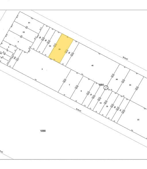 348-350 W 44th St, New York, NY for sale - Plat Map - Image 1 of 1