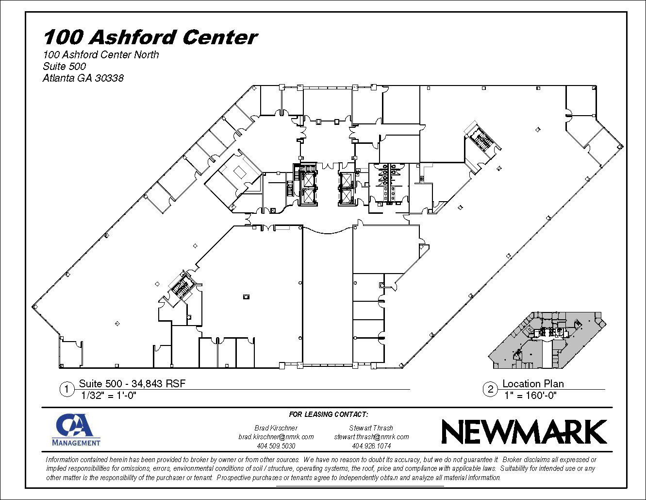 100 Ashford Ctr N, Atlanta, GA for lease Floor Plan- Image 1 of 1