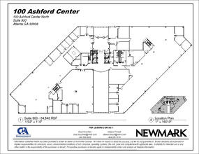 100 Ashford Ctr N, Atlanta, GA for lease Floor Plan- Image 1 of 1