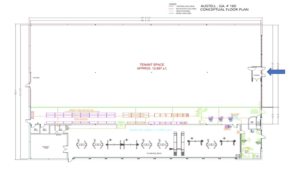 3829 Austell Rd SW, Marietta, GA for lease - Floor Plan - Image 2 of 2