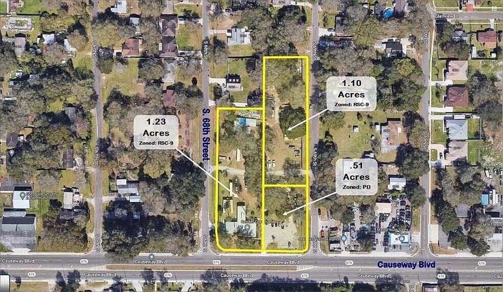 6802 Causeway Blvd, Tampa, FL for sale - Aerial - Image 2 of 3