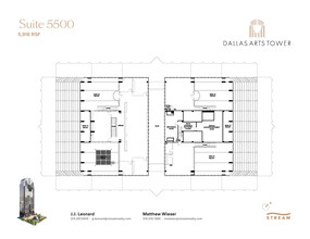 2200 Ross Ave, Dallas, TX for lease Floor Plan- Image 1 of 1