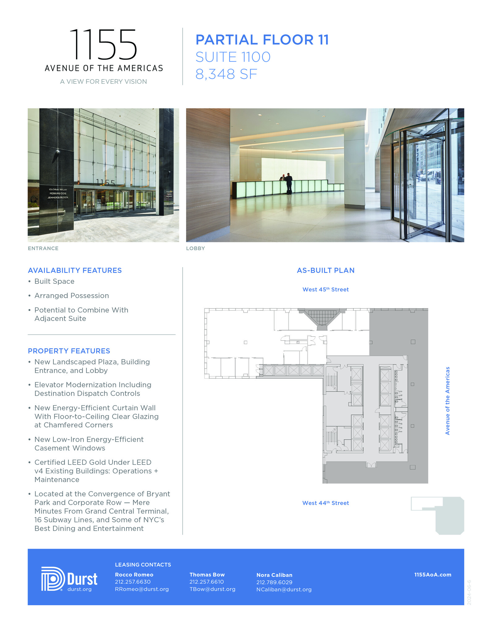 1155 Avenue of the Americas, New York, NY for lease Floor Plan- Image 1 of 1