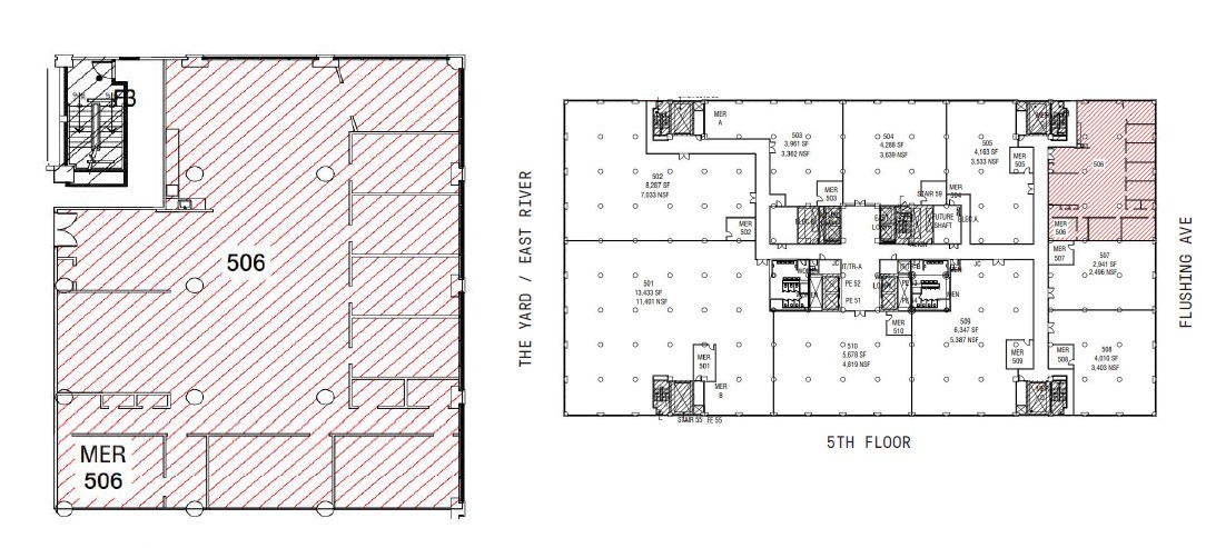 141 Flushing Ave, Brooklyn, NY for lease Floor Plan- Image 1 of 2