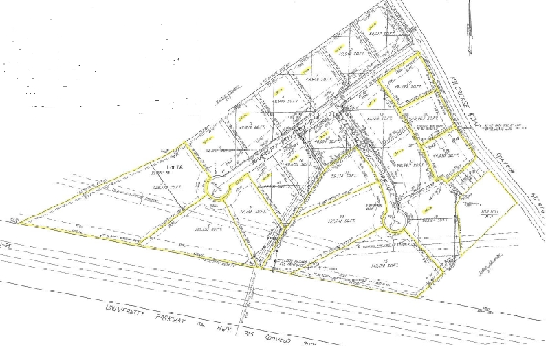 University Dr, Auburn, GA for sale - Plat Map - Image 2 of 2