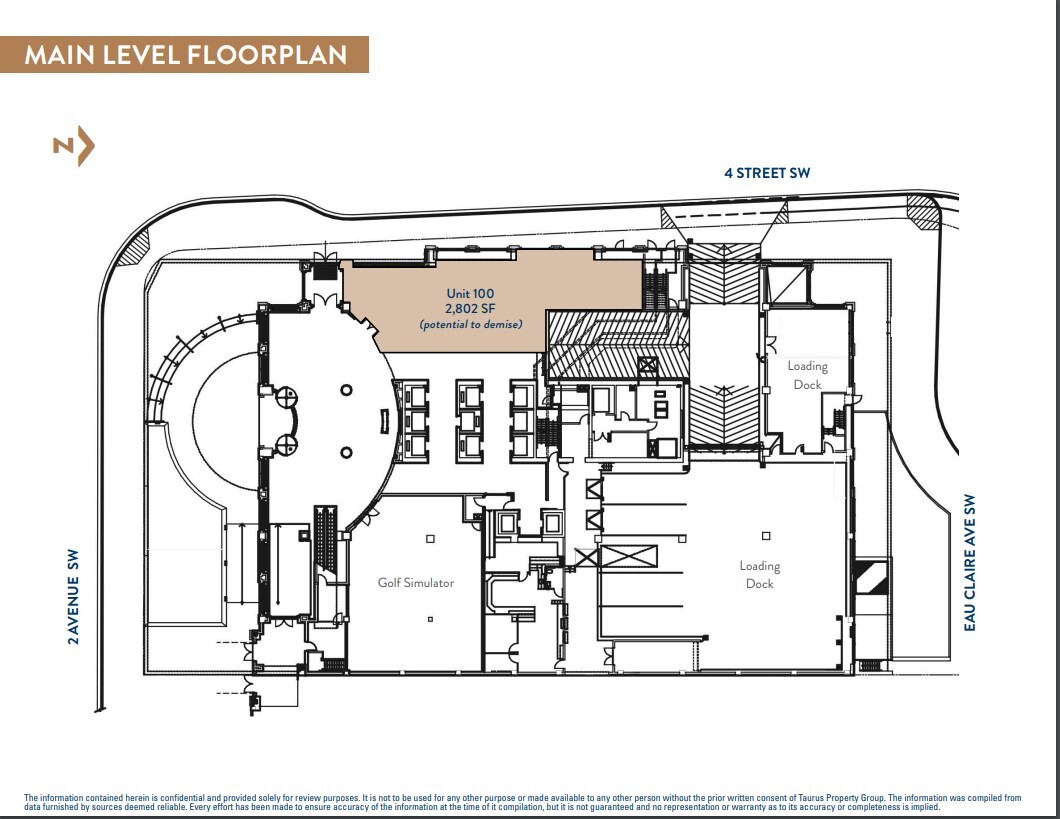 440 2nd Ave SW, Calgary, AB for lease Floor Plan- Image 1 of 1