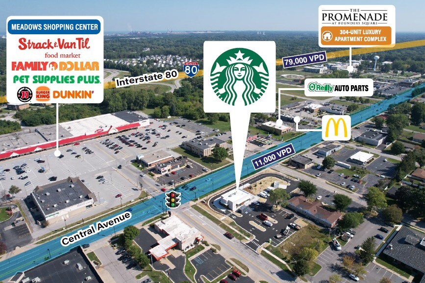 6051 Central Ave, Portage, IN for sale - Building Photo - Image 2 of 5