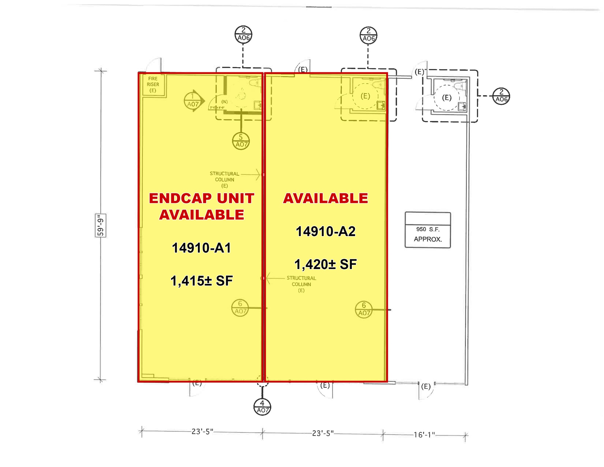 14910-14950 Perris Blvd, Moreno Valley, CA for lease Floor Plan- Image 1 of 7