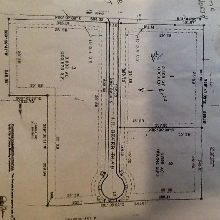 1 J R Bever Blvd, Gentry, AR for sale Plat Map- Image 1 of 1