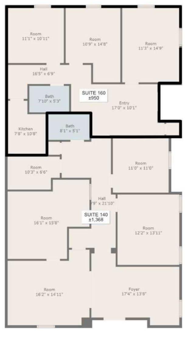 1124 Glade Rd, Colleyville, TX for lease Floor Plan- Image 1 of 1