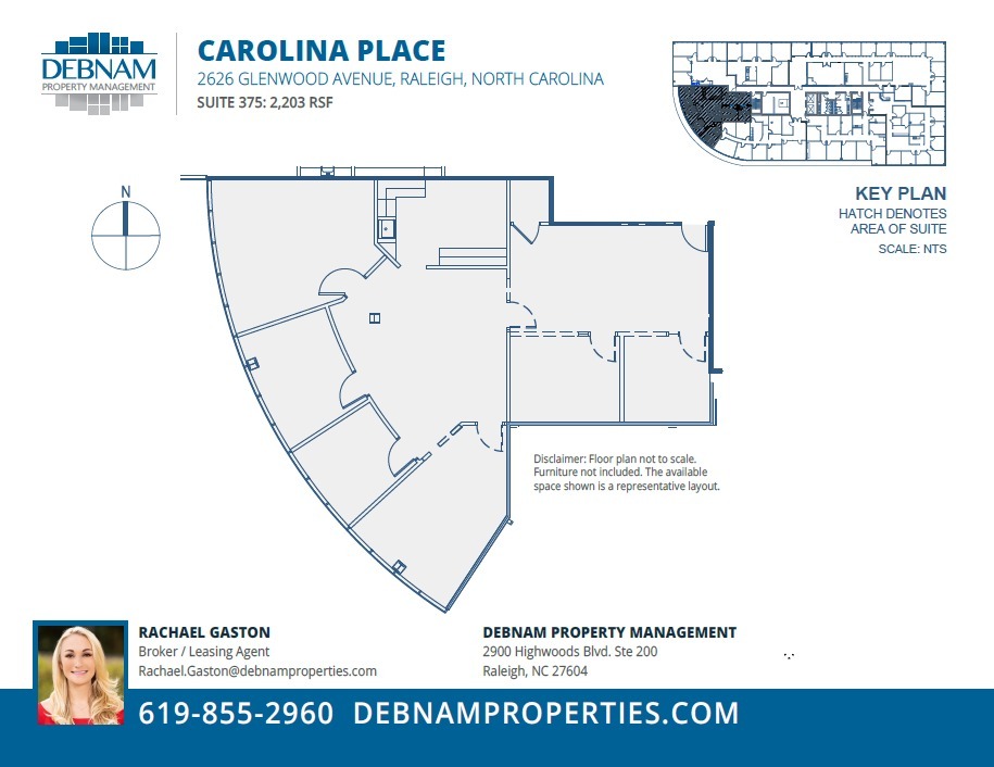 2626 Glenwood Ave, Raleigh, NC for lease Floor Plan- Image 1 of 1