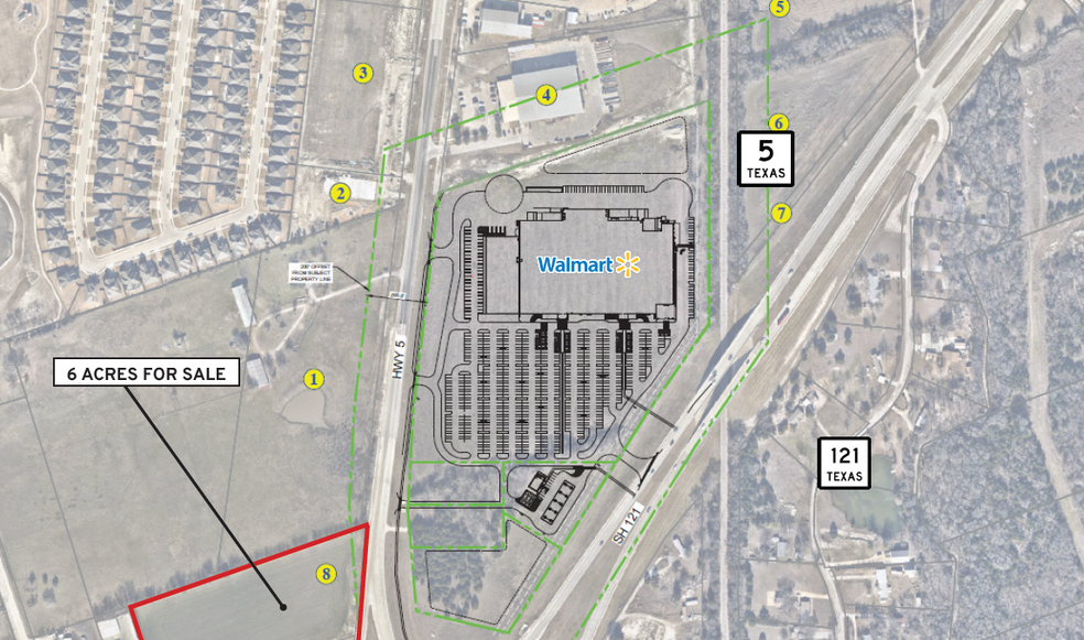 NWC of SH 121 & SH 5, Melissa, TX for sale - Building Photo - Image 1 of 8