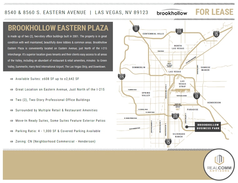 8560 S Eastern Ave, Las Vegas, NV for lease - Building Photo - Image 2 of 7