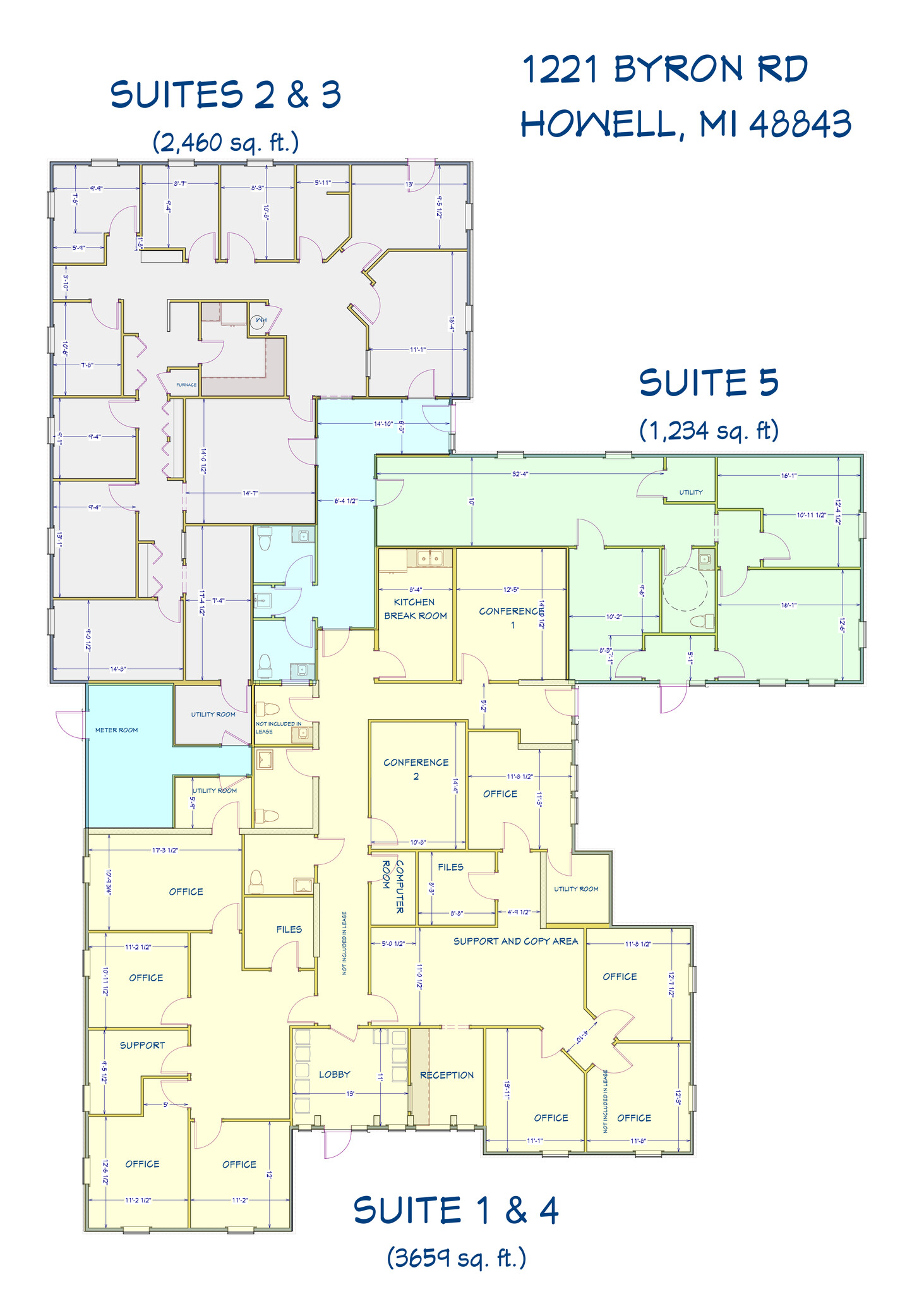 1221 Byron Rd, Howell, MI for lease Building Photo- Image 1 of 5