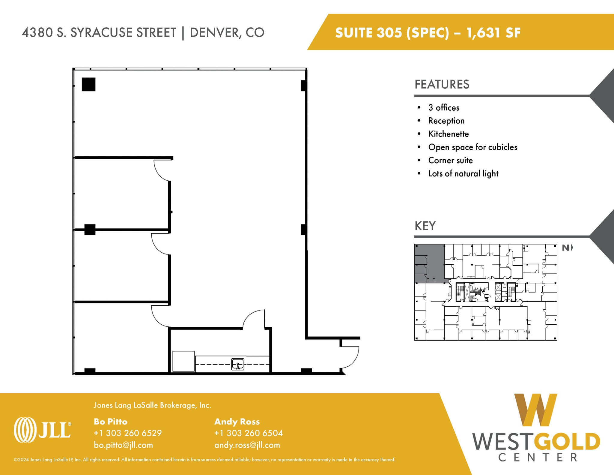 4380 S Syracuse St, Denver, CO for lease Floor Plan- Image 1 of 1