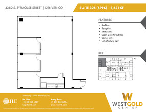 4380 S Syracuse St, Denver, CO for lease Floor Plan- Image 1 of 1