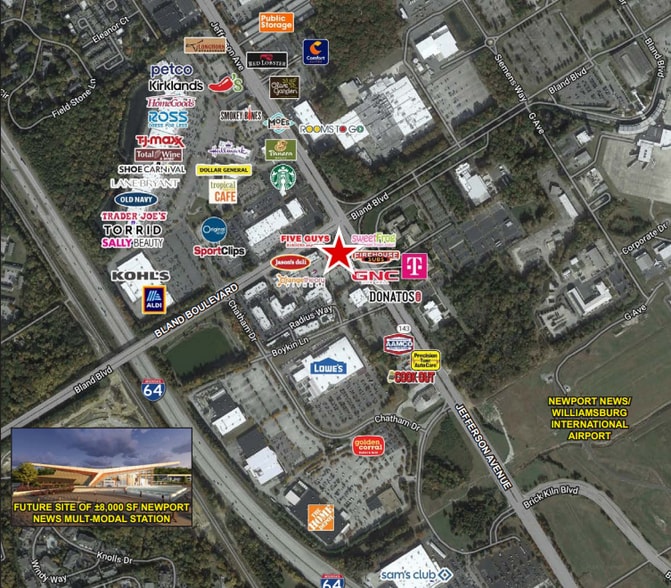 12515 Jefferson Ave, Newport News, VA for lease - Building Photo - Image 2 of 2