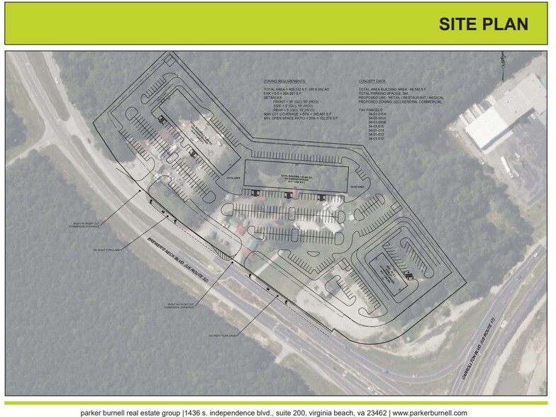 22303 Brewers Neck Blvd, Carrollton, VA for lease - Site Plan - Image 2 of 2