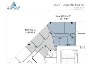 25211 Grogans Mill Rd, The Woodlands, TX for lease Site Plan- Image 2 of 2