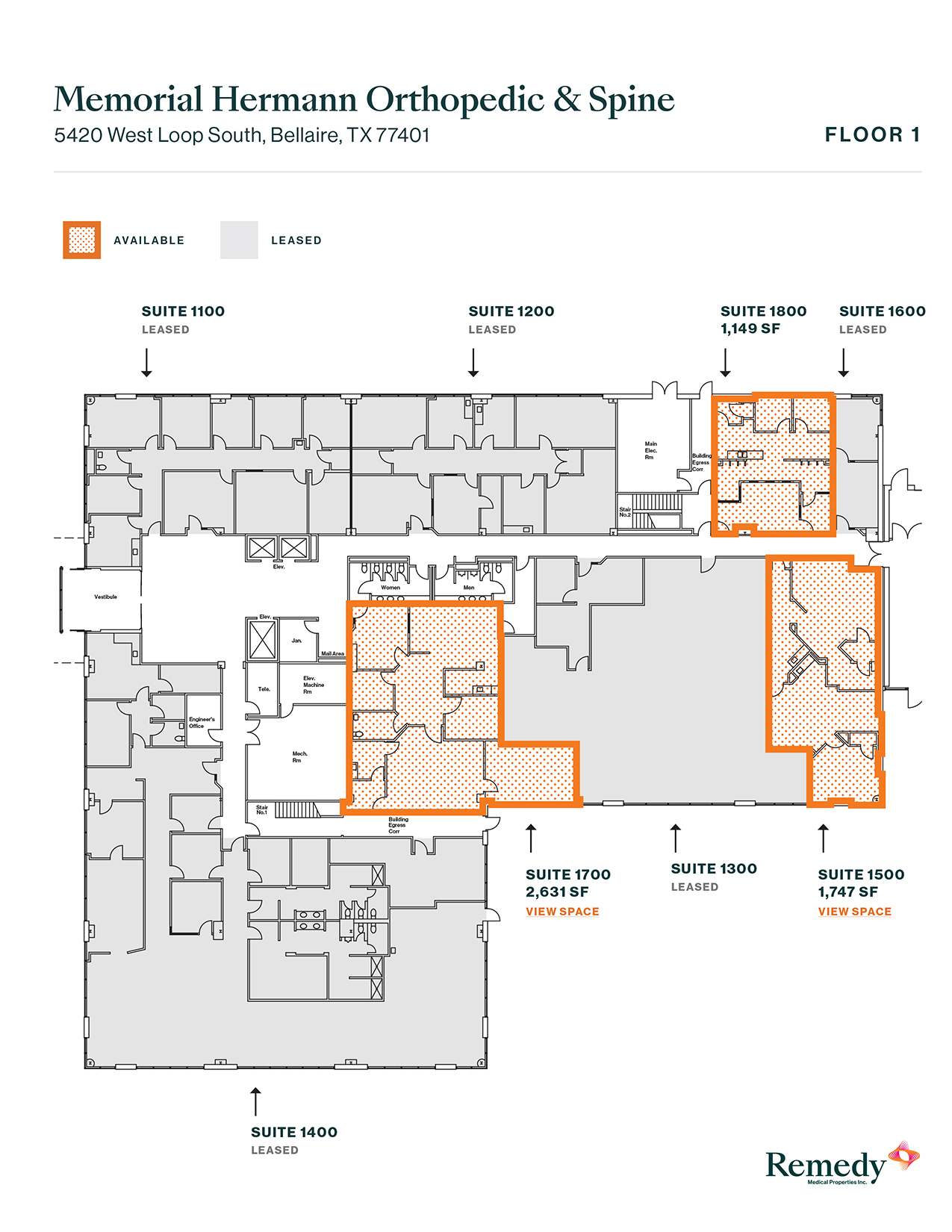 5420 West Loop S, Bellaire, TX for lease Floor Plan- Image 1 of 1