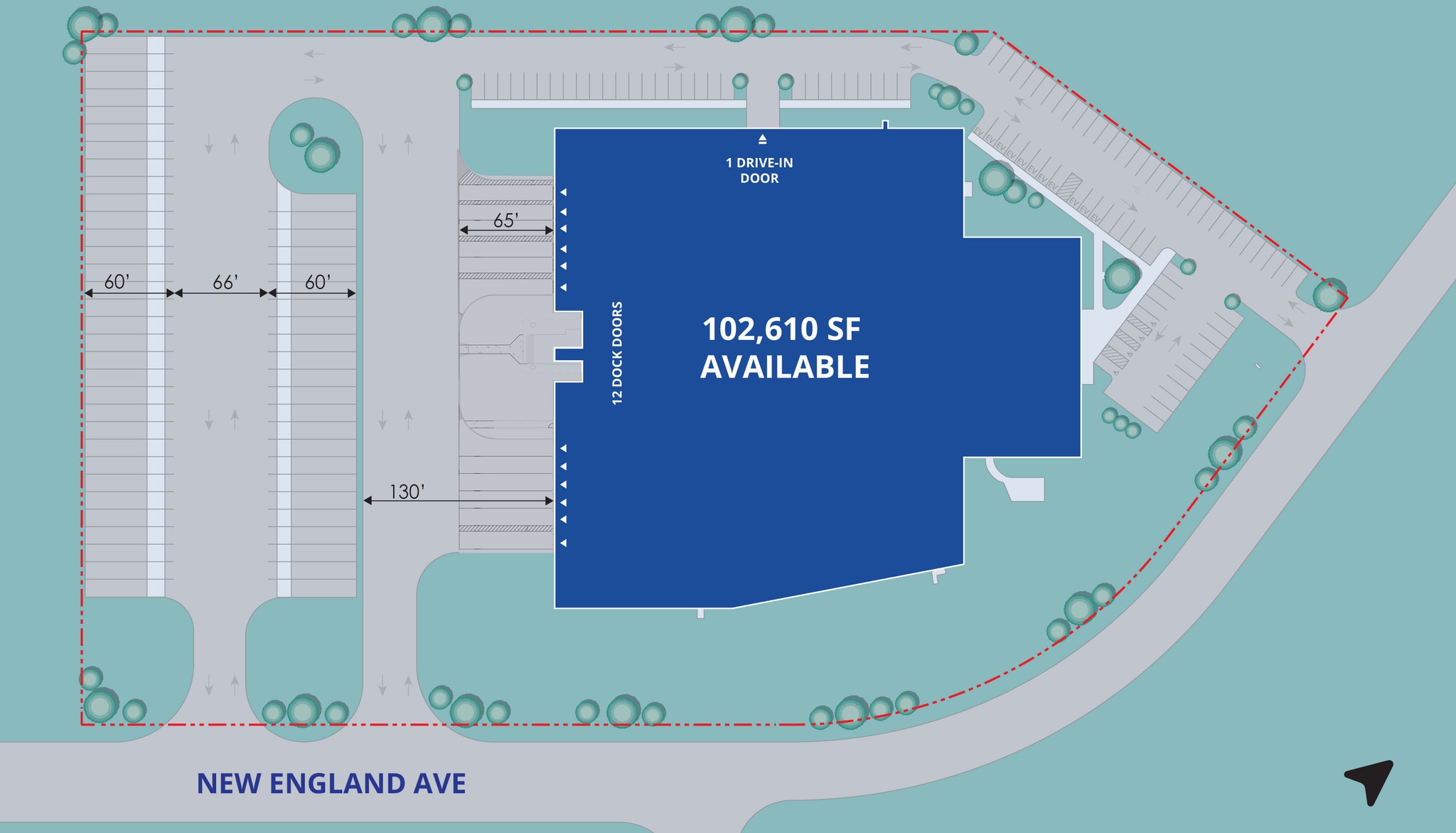 100 New England Ave, Piscataway, NJ for lease Floor Plan- Image 1 of 1