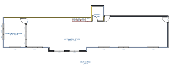 40100-40150 Moring, Chapel Hill, NC for lease Floor Plan- Image 1 of 5