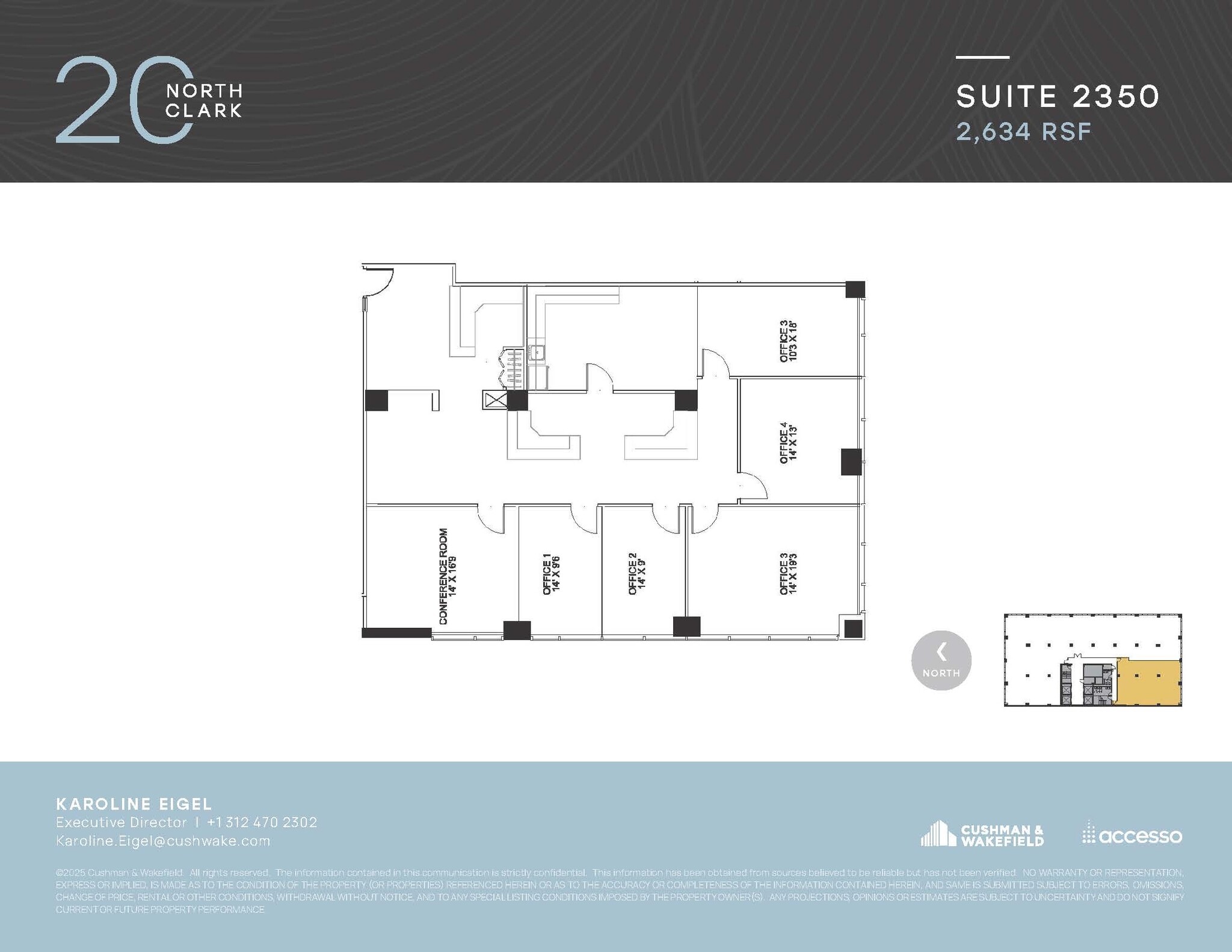 20 N Clark St, Chicago, IL for lease Floor Plan- Image 1 of 1