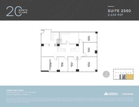 20 N Clark St, Chicago, IL for lease Floor Plan- Image 1 of 1