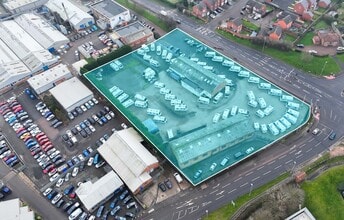 266 Charnwood Rd, Shepshed, LEC - AERIAL  map view - Image1