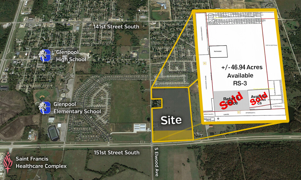 1105 E 151st St, Glenpool, OK for sale - Site Plan - Image 1 of 1