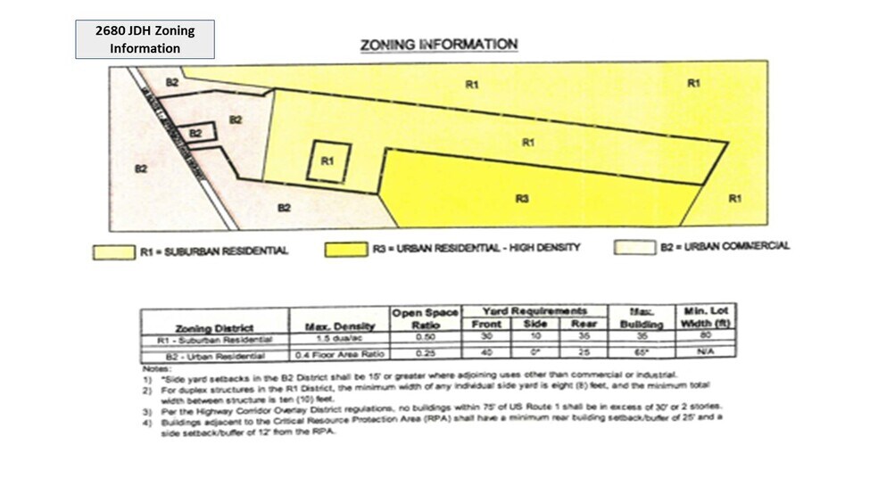 2680 Richmond Hwy, Stafford, VA 22554 44 acres fronting Richmond Hwy