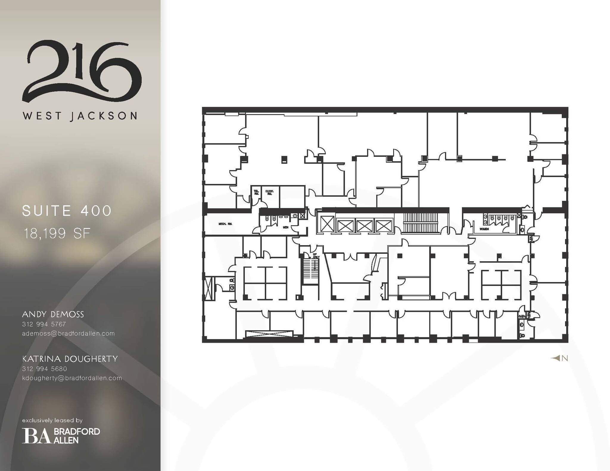 216 W Jackson Blvd, Chicago, IL for lease Floor Plan- Image 1 of 2