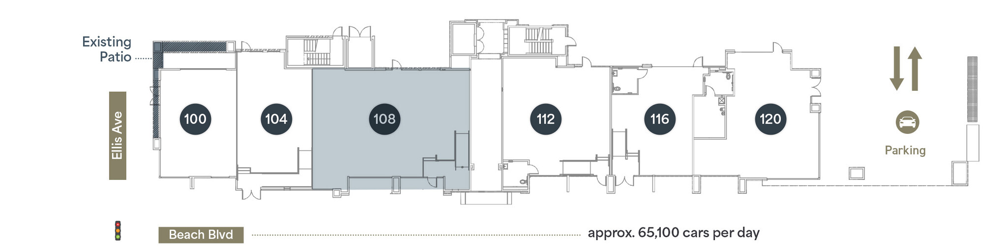 18502 Beach Blvd, Huntington Beach, CA for lease Floor Plan- Image 1 of 1