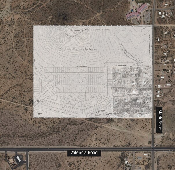 Nwc Valencia & Mark Rd, Tucson, AZ for sale - Aerial - Image 1 of 1