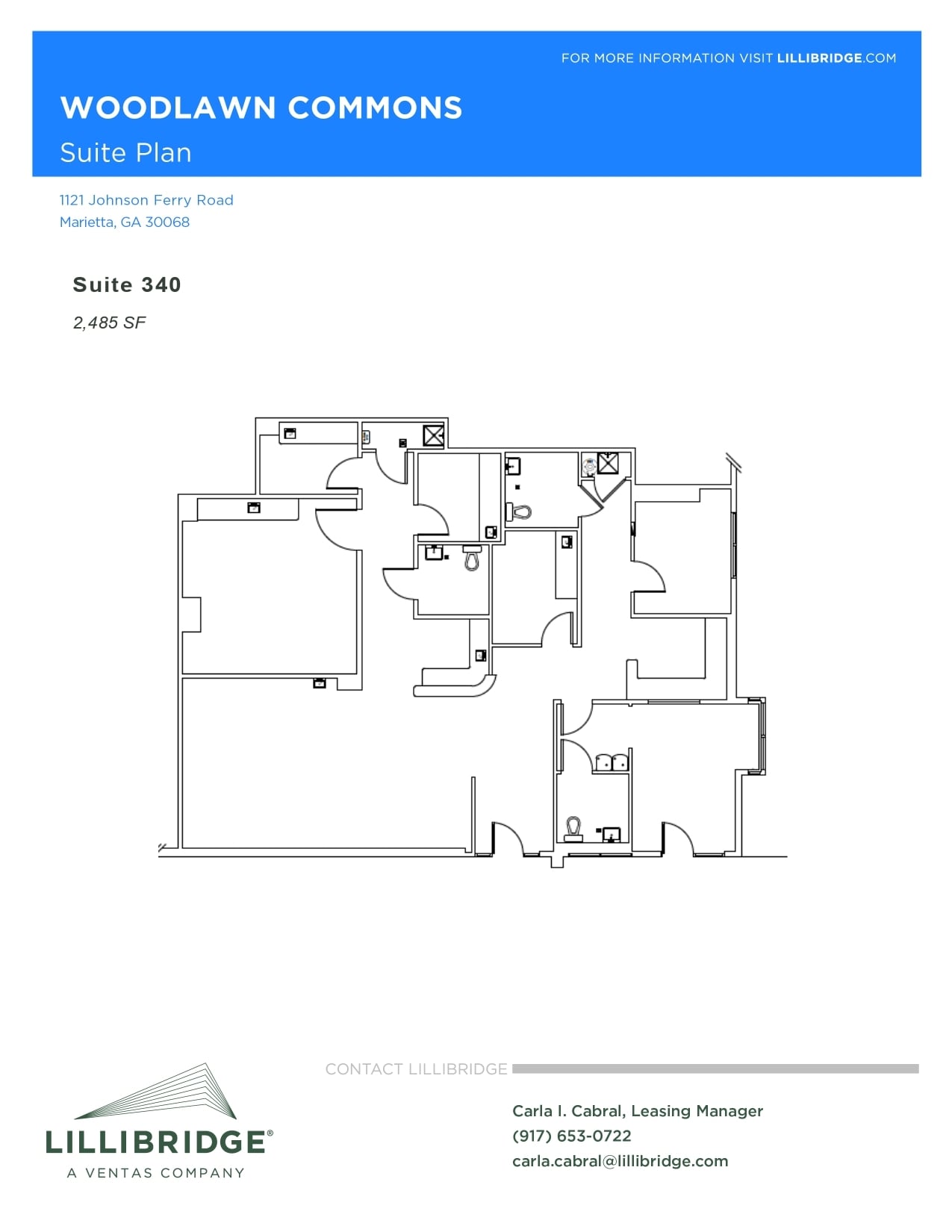 1121 Johnson Ferry Rd, Marietta, GA for lease Floor Plan- Image 1 of 1