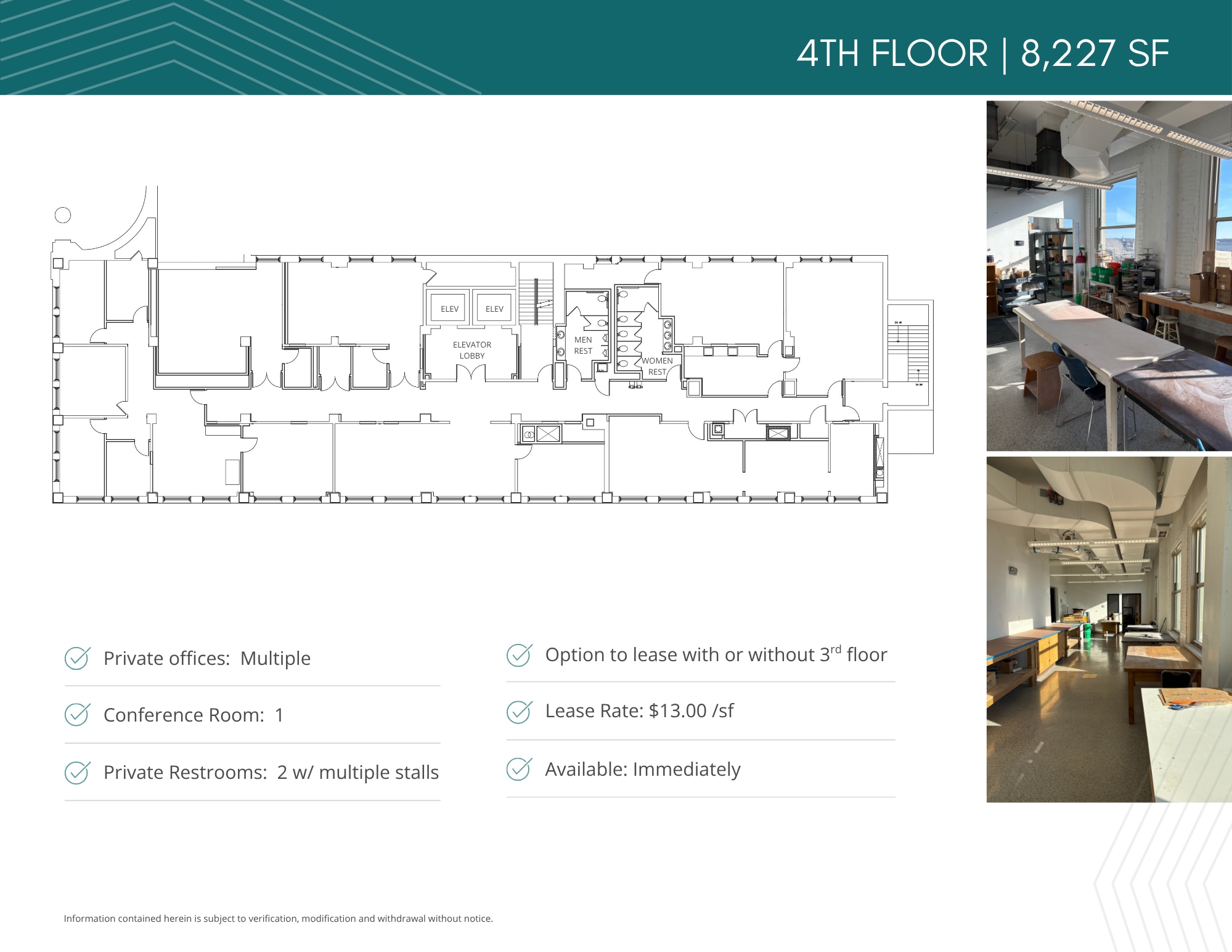 5-25 E Van Buren St, Joliet, IL for lease Floor Plan- Image 1 of 8