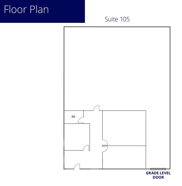 13200 Kirkham Way, Poway, CA 92064 - Unit 105 -  - Floor Plan - Image 1 of 2