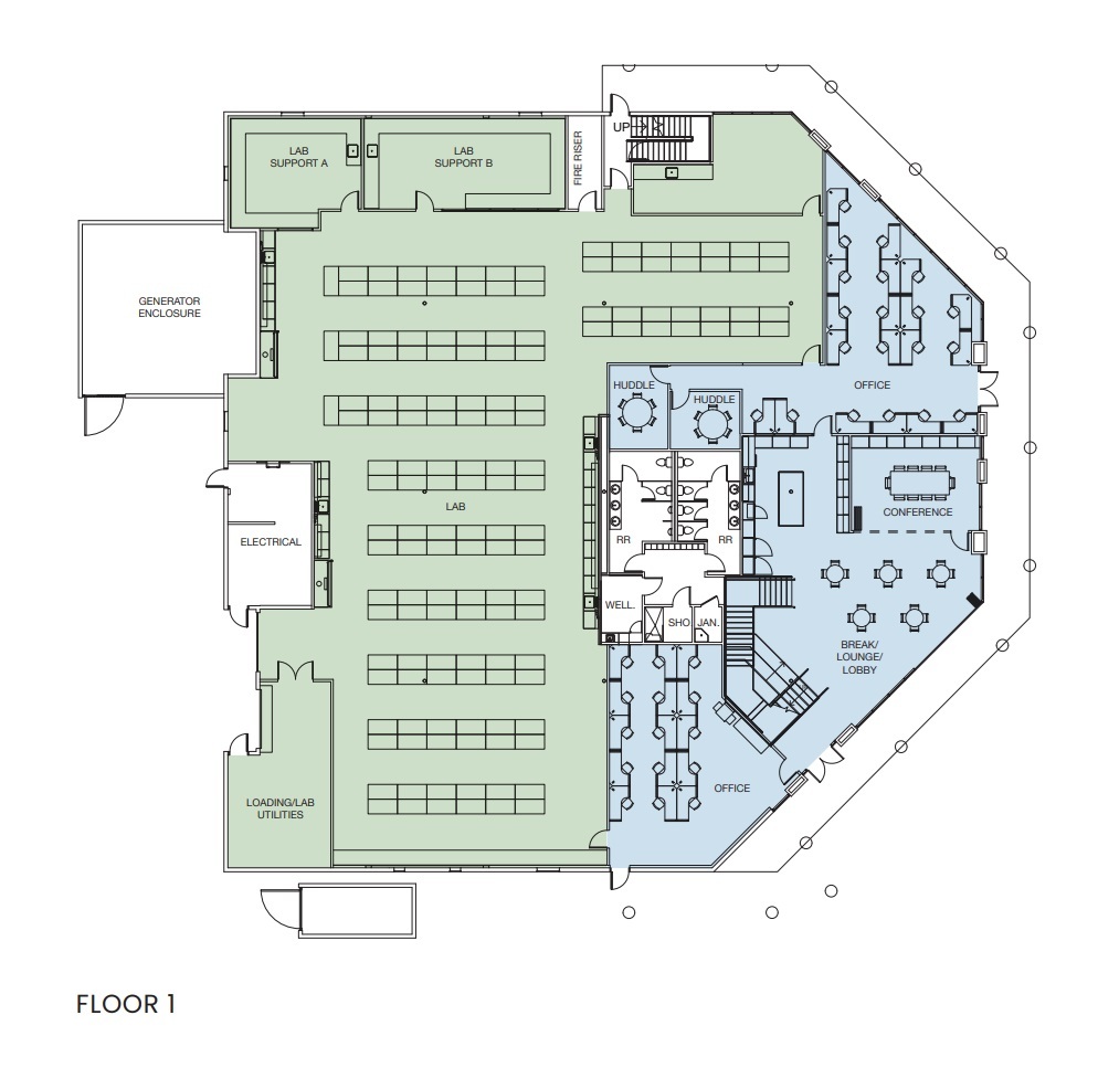 6134 Nancy Ridge Dr, San Diego, CA for lease Floor Plan- Image 1 of 2