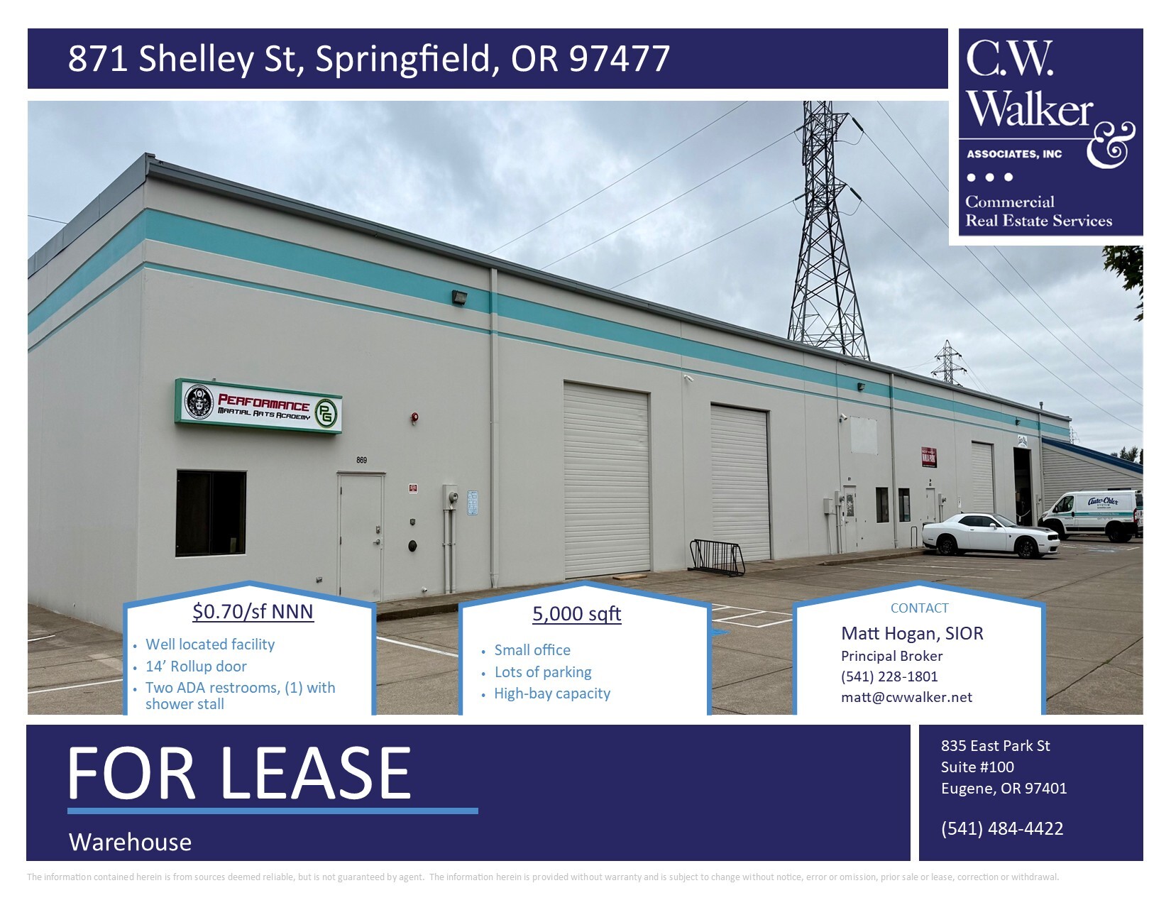 869-875 Shelley St, Springfield, OR for lease Interior Photo- Image 1 of 1