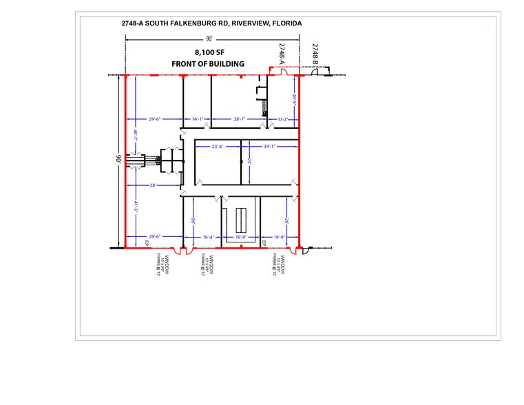 2700 S Falkenburg Rd, Riverview, FL for sale - Floor Plan - Image 1 of 1